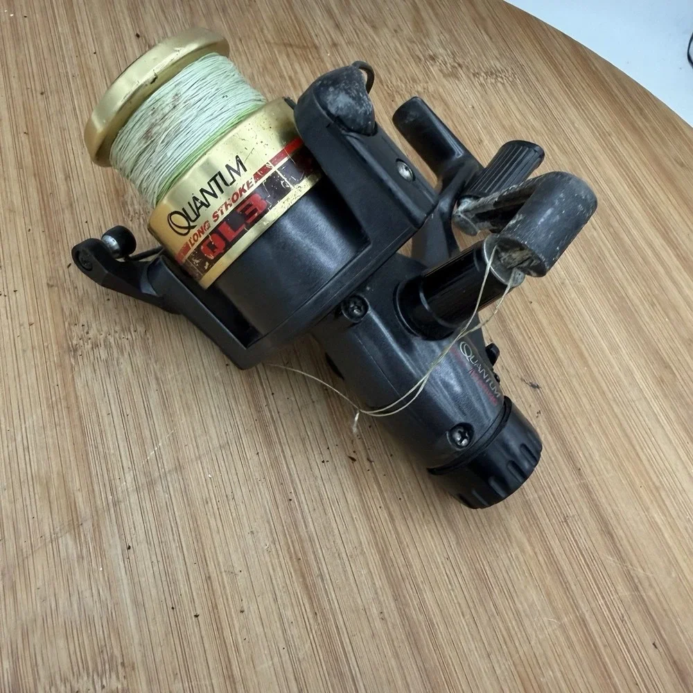 Vintage Quantum QL3 Long Stroke Spinning Fishing Reel Works‎